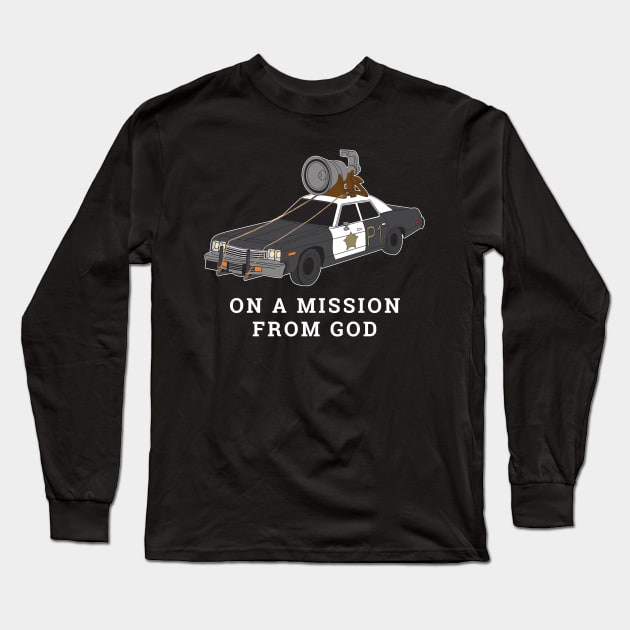 On A Mission From God Long Sleeve T-Shirt by HellraiserDesigns